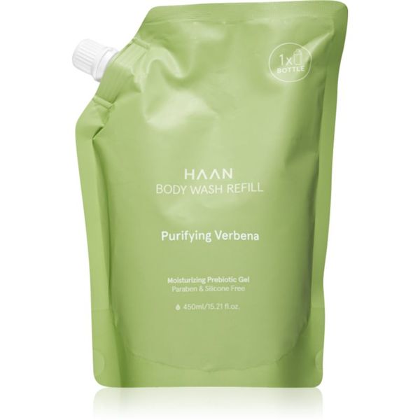 Haan HAAN Body Wash Purifying Verbena čistilni gel za prhanje nadomestno polnilo 450 ml