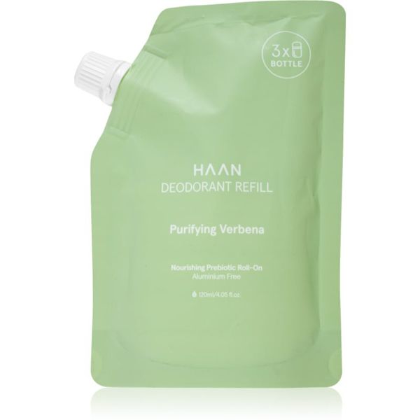 Haan HAAN Deodorant Purifying Verbena deodorant roll-on brez vsebnosti aluminija nadomestno polnilo 120 ml