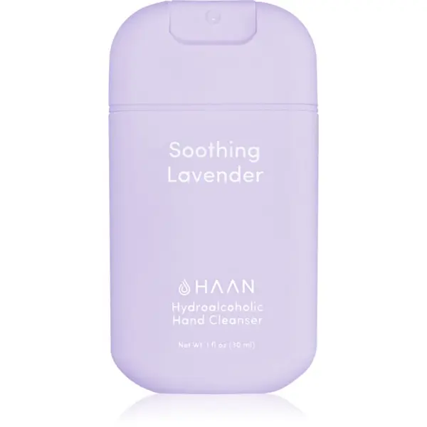 Haan HAAN Hand Care Soothing Lavander čistilno pršilo za roke z antibakterijskim dodatkom 30 ml