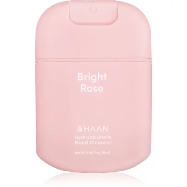 Haan HAAN Hand Cleanser Bright Rose čistilno pršilo za roke z antibakterijskim dodatkom Mini 19 ml