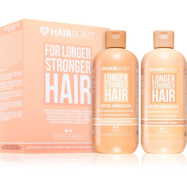 Hairburst Hairburst Longer Stronger Hair Dry, Damaged Hair Set darilni set za suhe in poškodovane lase