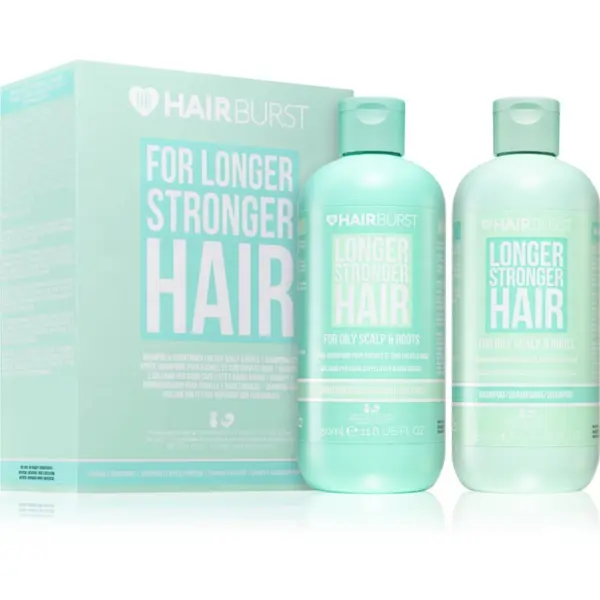 Hairburst Hairburst Longer Stronger Hair Oily Scalp & Roots Set darilni set za mastne lase