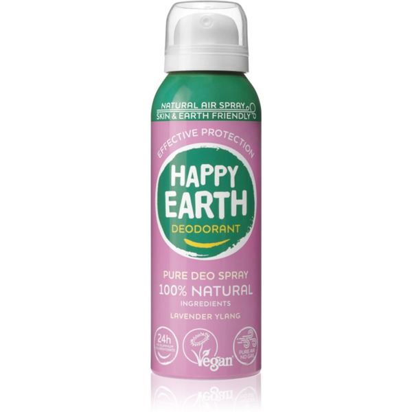 Happy Earth Happy Earth 100% Natural Deodorant Air Spray Lavender Ylang dezodorant Lavender & Ylang 100 ml