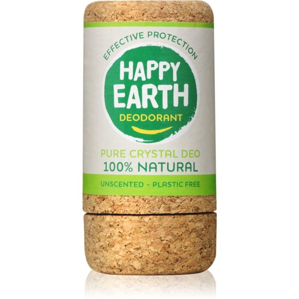Happy Earth Happy Earth 100% Natural Deodorant Crystal Deo Unscented dezodorant 90 g