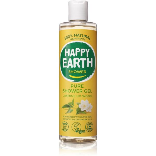 Happy Earth Happy Earth 100% Natural Shower Gel Jasmine Ho Wood gel za prhanje 300 ml