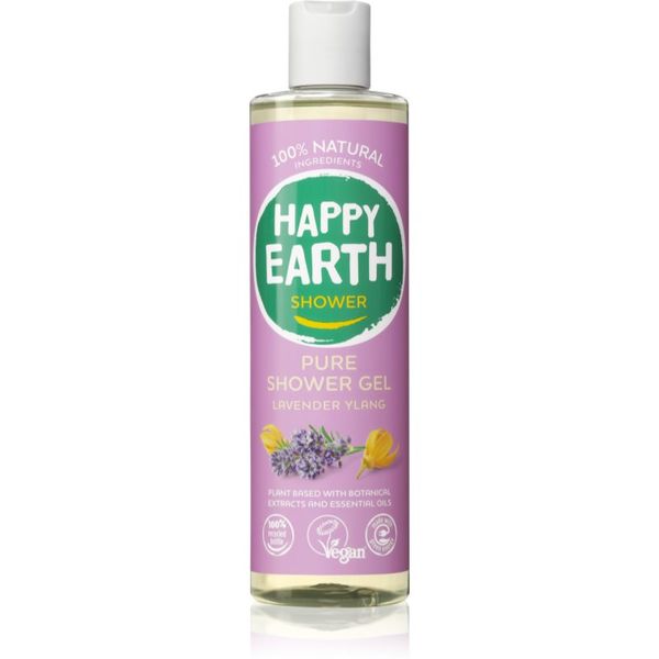 Happy Earth Happy Earth 100% Natural Shower Gel Lavender Ylang gel za prhanje 300 ml