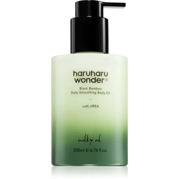 Haruharu Wonder Haruharu Wonder Black Bamboo Daily Smoothing Body Oil žametno olje za telo s hranilnim učinkom 200 ml