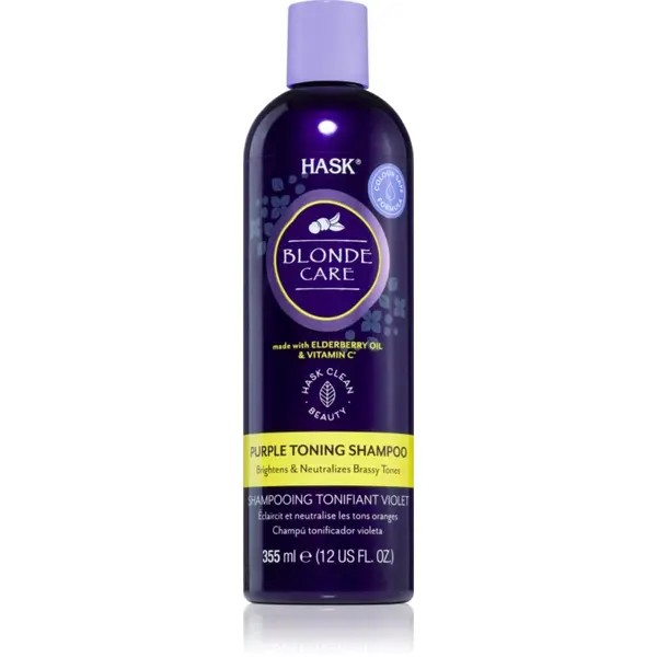 HASK HASK Blonde Care Purple Shampoo vijoličen šampon za nevtralizacijo rumenih odtenkov 355 ml