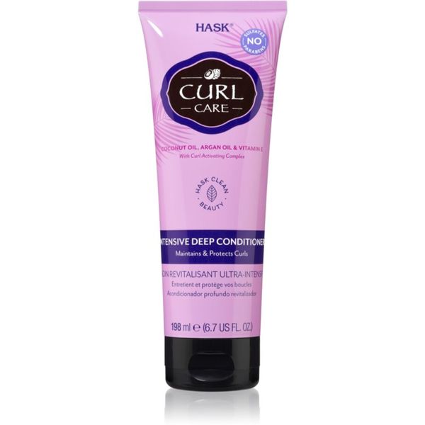 HASK HASK Curl Care intenzivni regeneracijski balzam za valovite in kodraste lase 198 ml