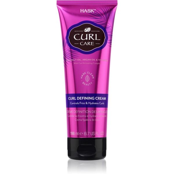 HASK HASK Curl Care krema za definicijo las za valovite in kodraste lase 198 ml