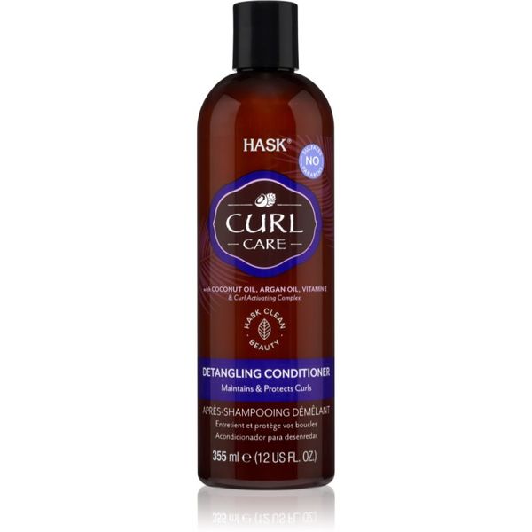 HASK HASK Curl Care negovalni balzam za valovite in kodraste lase 355 ml