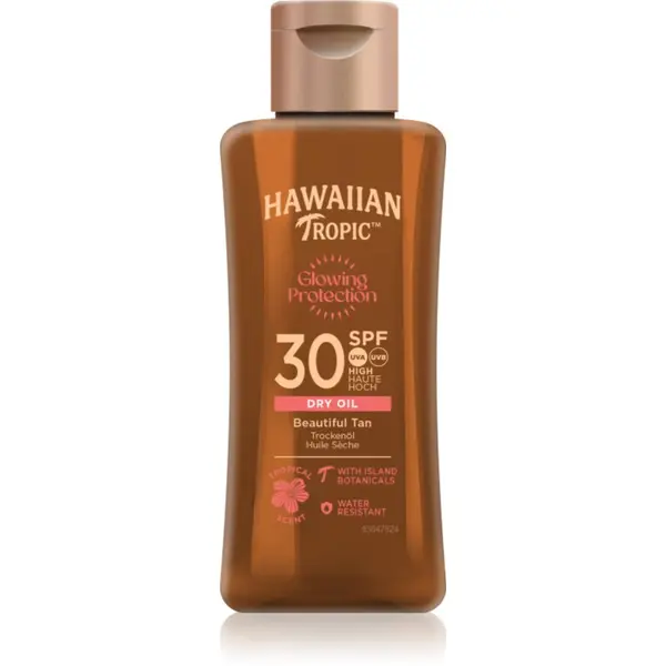 Hawaiian Tropic Hawaiian Tropic Glowing Protection Dry Oil suho olje za sončenje SPF 30 75 ml