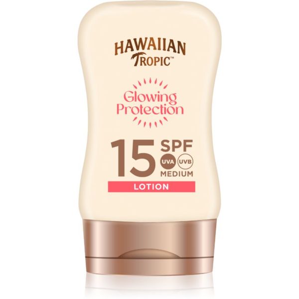 Hawaiian Tropic Hawaiian Tropic Glowing Protection Mini krema za sončenje SPF 15 100 ml