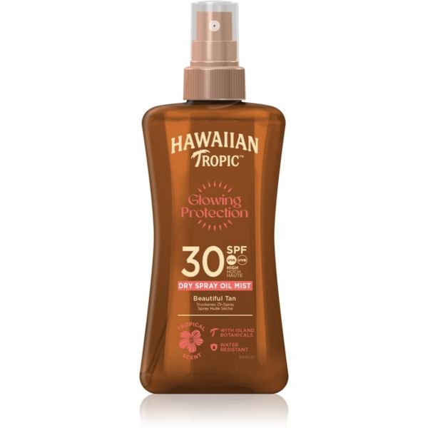 Hawaiian Tropic Hawaiian Tropic Glowing Protection transparentna meglica za sončenje SPF 30 200 ml