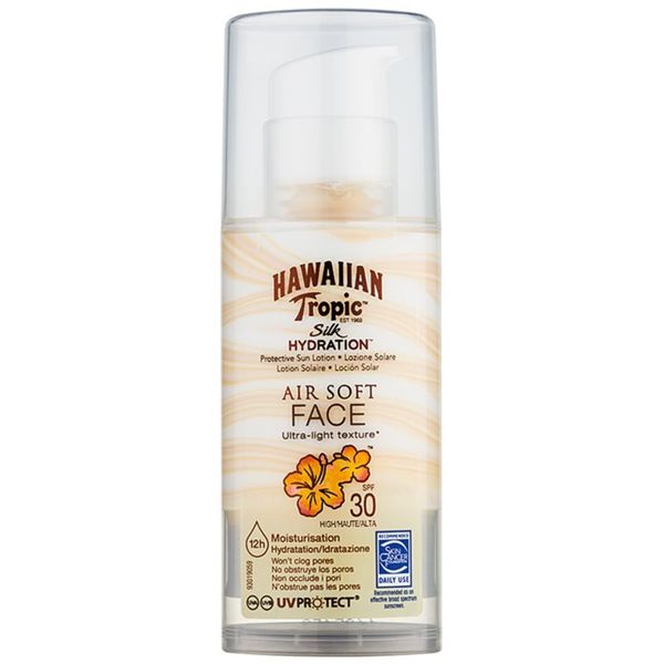 Hawaiian Tropic Hawaiian Tropic Silk Hydration Air Soft zaščitna krema za obraz SPF 30 50 ml