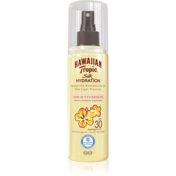Hawaiian Tropic Hawaiian Tropic Silk Hydration SPF30 olje za sončenje za obraz in telo 150 ml