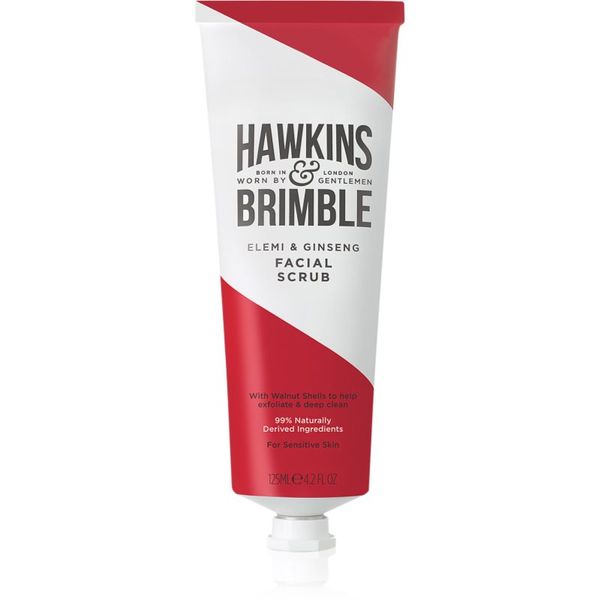 Hawkins & Brimble Hawkins & Brimble Facial Scrub piling za obraz pred britjem 125 ml