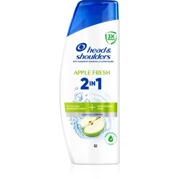 Head & Shoulders Head & Shoulders Apple Fresh 2in1 šampon in balzam proti prhljaju 400 ml