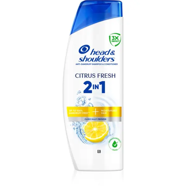 Head & Shoulders Head & Shoulders Citrus Fresh 2in1 šampon in balzam proti prhljaju 400 ml