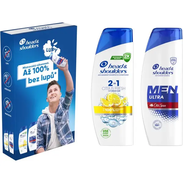 Head & Shoulders Head & Shoulders Citrus Fresh + Ultra Old Spice darilni set za moške