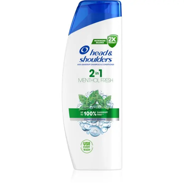 Head & Shoulders Head & Shoulders Menthol Fresh 2in1 šampon in balzam 2 v1 proti prhljaju 625 ml