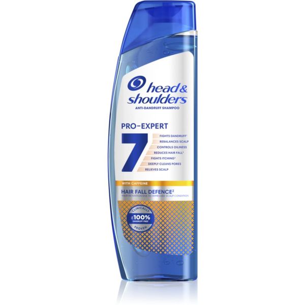 Head & Shoulders Head & Shoulders Pro-Expert 7 Hair Fall Defense šampon proti prhljaju in izpadanju las s kofeinom 250 ml