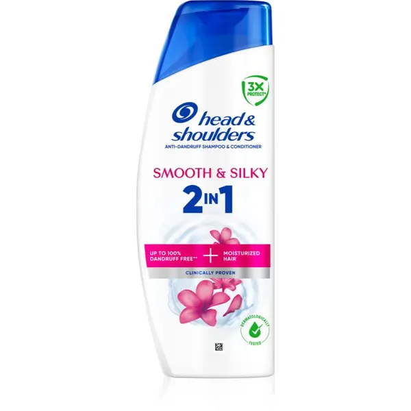 Head & Shoulders Head & Shoulders Smooth & Silky 2in1 šampon in balzam proti prhljaju 400 ml