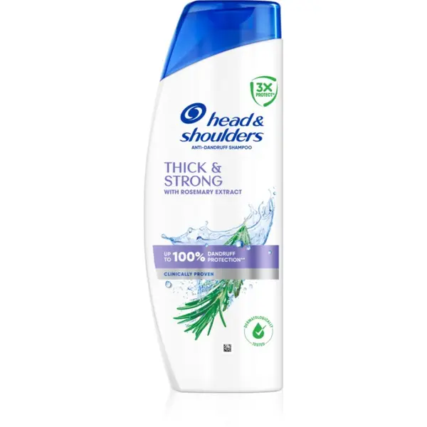 Head & Shoulders Head & Shoulders Thick & Strong with Rosemary Extract šampon proti prhljaju 400 ml