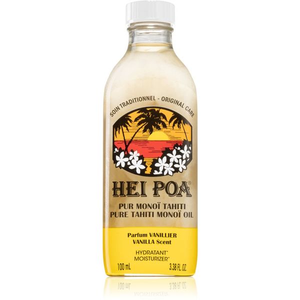 Hei Poa Hei Poa Pure Tahiti Monoï Oil Vanilla večnamensko olje za telo in lase 100 ml