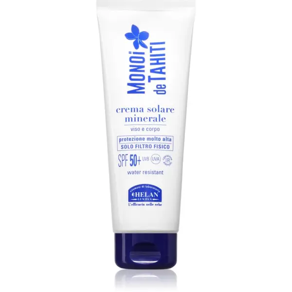 Helan Helan MONOÏ de TAHITI Mineral Sun Cream SPF50+ krema za sončenje za obraz in telo 125 ml