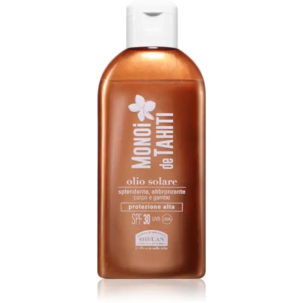 Helan Helan MONOÏ de TAHITI Shiny Suntan Oil SPF30 zaščitno olje za sončenje SPF 30 150 ml