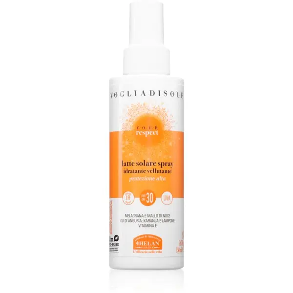 Helan Helan Suntan Milk Spray High Protection SPF30 zaščitni losjon za sončenje v pršilu SPF 30 150 ml