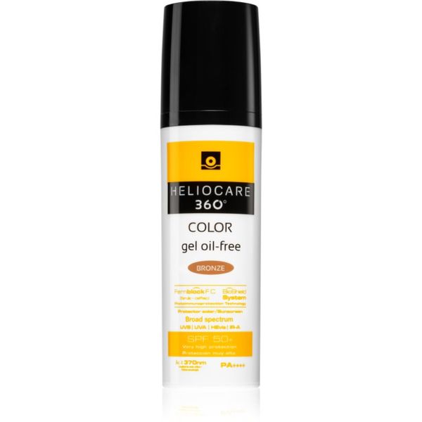 Heliocare Heliocare 360° tonizirajoč zaščitni gel SPF 50+ odtenek Bronze 50 ml