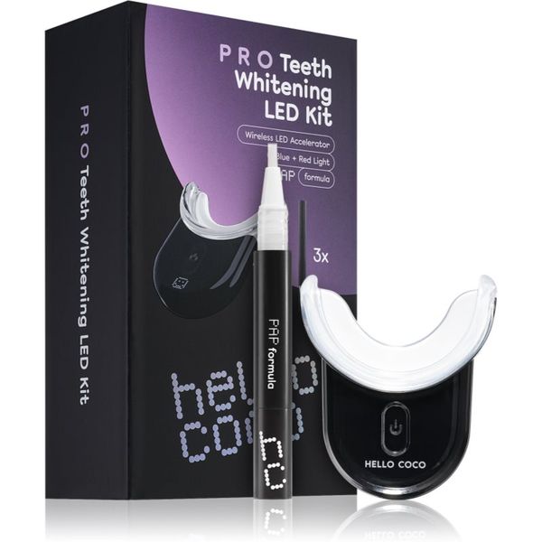 Hello Coco Hello Coco PAP Pro Whitening Led Kit belilni set