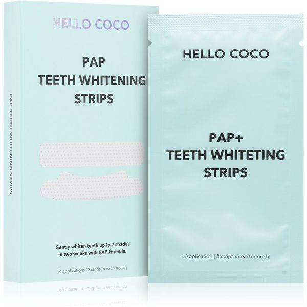 Hello Coco Hello Coco PAP+ Teeth Whitening Strips belilni trakovi za zobe 28 kos