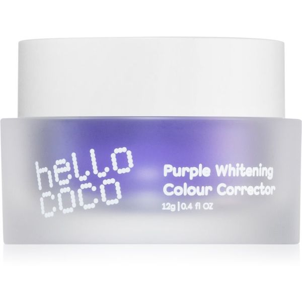 Hello Coco Hello Coco Purple Whitening Colour Corrector prašek za beljenje in odstranjevanje madežev 12 g