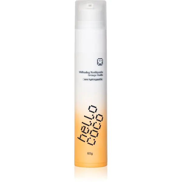 Hello Coco hello coco Toothpaste Orange Vanilla zobna pasta za beljenje zob 60 g