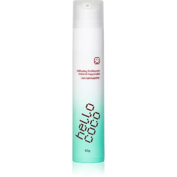 Hello Coco hello coco Toothpaste Peppermint zobna pasta za beljenje zob 60 g