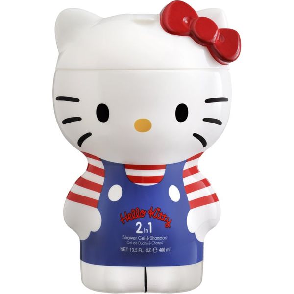 Hello Kitty Hello Kitty Shampoo and Shower Gel 2 in 1 gel za prhanje in šampon 2v1 za otroke 2D 400 ml