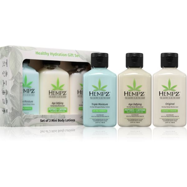 HEMPZ HEMPZ Healthy Hydration darilni set za telo