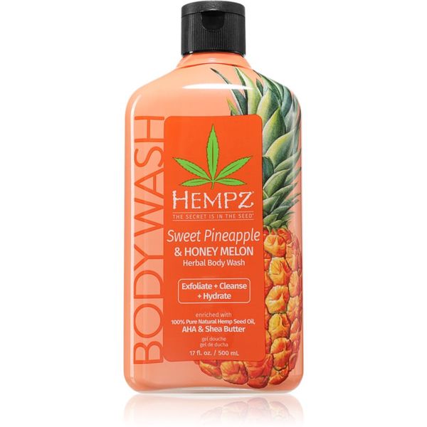 HEMPZ HEMPZ Sweet Pineapple Honey Melon gel za prhanje za telo 500 ml