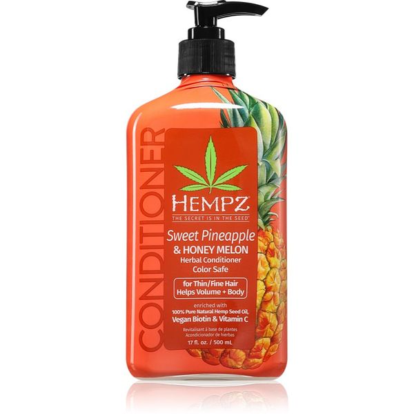 HEMPZ HEMPZ Sweet Pineapple Honey Melon vlažilni balzam za lase 500 ml