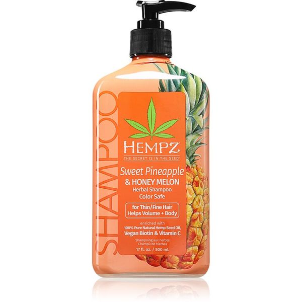 HEMPZ HEMPZ Sweet Pineapple Honey Melon vlažilni šampon za lase 500 ml
