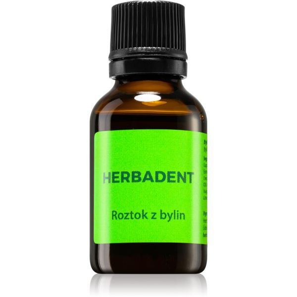 Herbadent Herbadent Original zeliščna raztopina za zobe, jezik in dlesni 25 ml