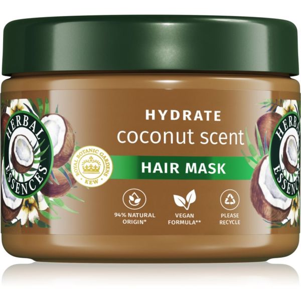 Herbal Essences Herbal Essences Coconut Scent Hydrate maska za lase za prehrano in hidracijo 300 ml