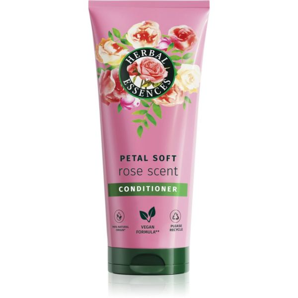 Herbal Essences Herbal Essences Rose Scent Petal Soft balzam za suhe in poškodovane lase 250 ml