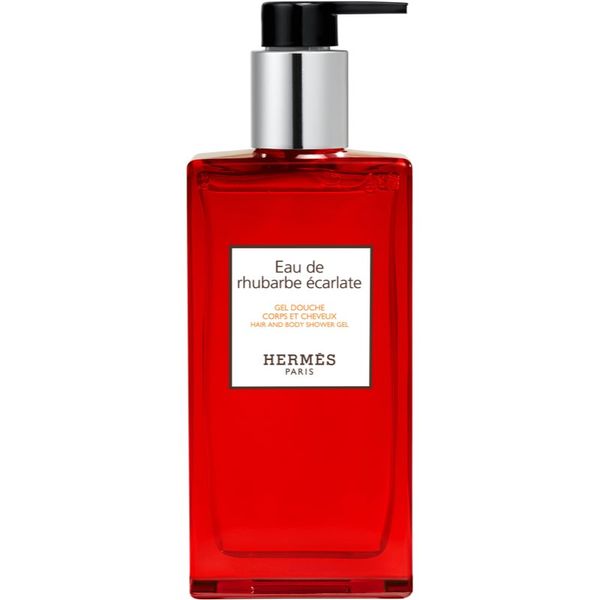 Hermès HERMÈS Le Bain Eau de rhubarbe écarlate gel za prhanje za telo in obraz 200 ml