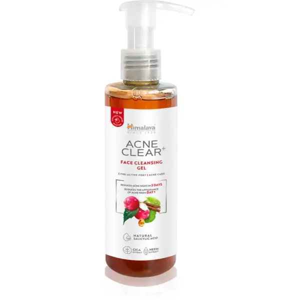 Himalaya Herbals Himalaya Herbals Acne Clear+ Face Cleasing Gel čistilni gel proti aknam 200 ml