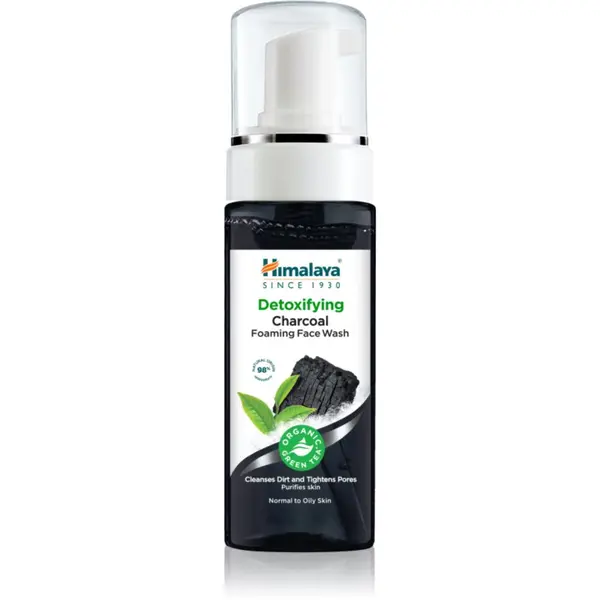 Himalaya Herbals Himalaya Herbals Detoxifying Charcoal čistilna pena za obraz z ogljem 150 ml