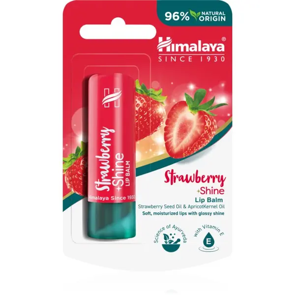 Himalaya Herbals Himalaya Herbals Strawberry Shine balzam za ustnice z jagodnim okusom 4.5 g